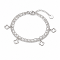 Silver Clover Bracelet