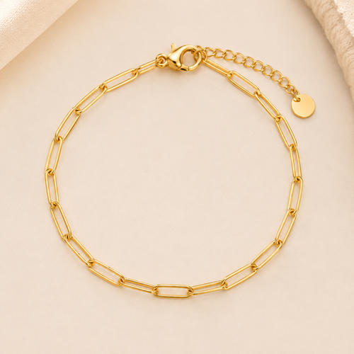 Gold Paperclip Chain