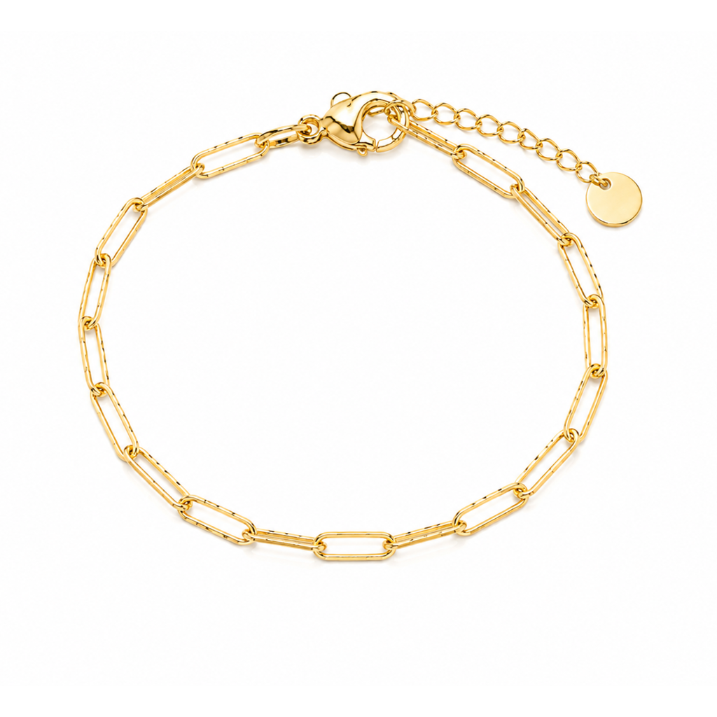 Gold Paperclip Chain