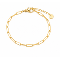 Gold Paperclip Chain