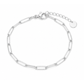 Silver Paperclip Bracelet