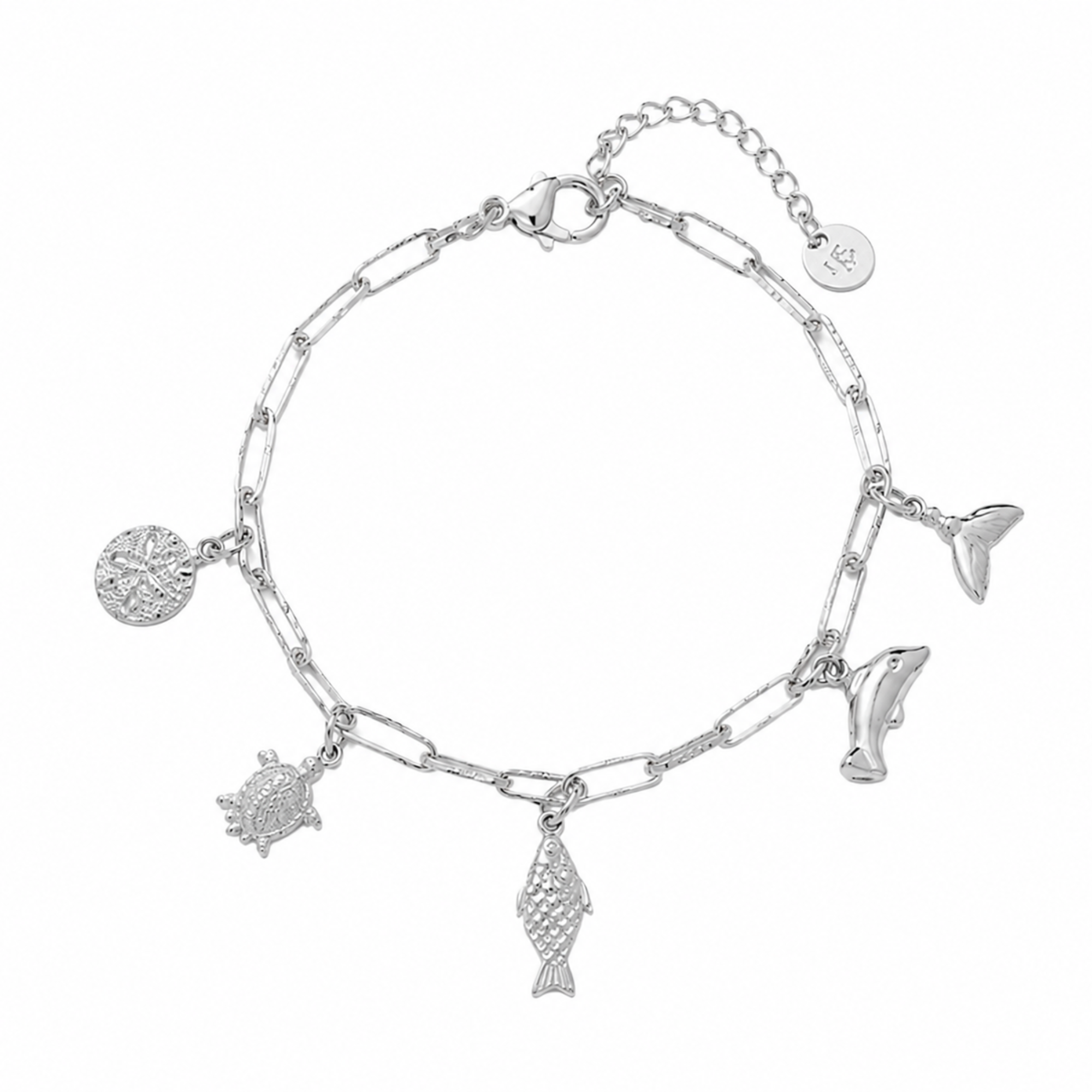 Silver Summer Charm Bracelet